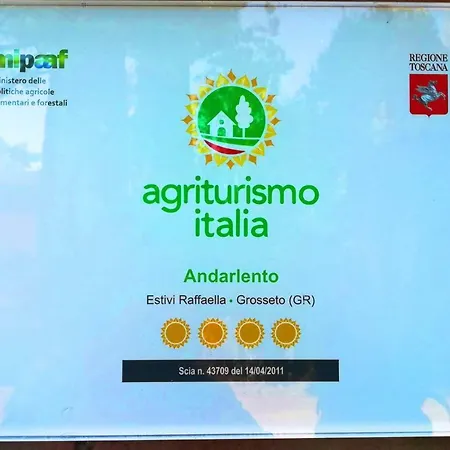 Çiftlik konaklama Andarlento Agritursmo Grosseto